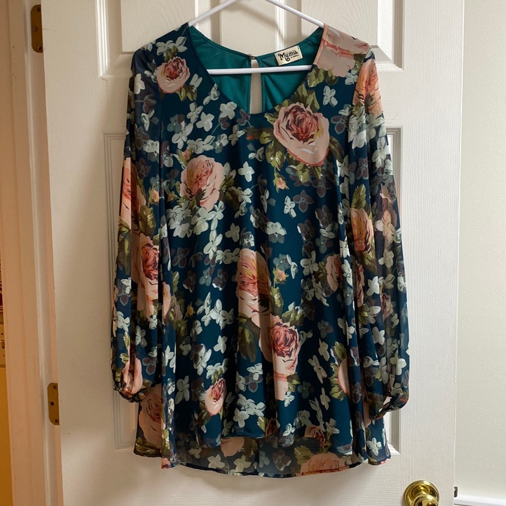 Show me your mumu floral tunic size xs